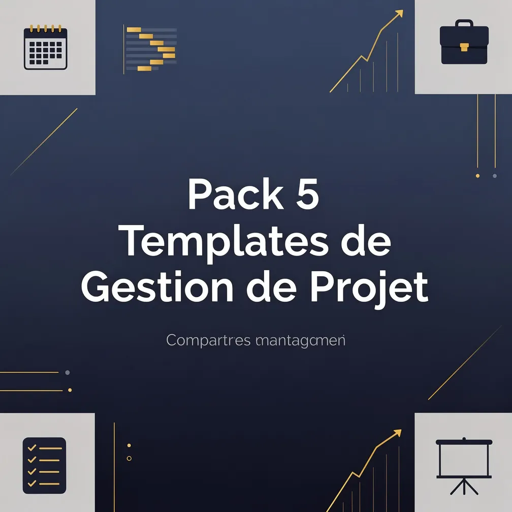 Pack 5 Templates de Gestion de Projet